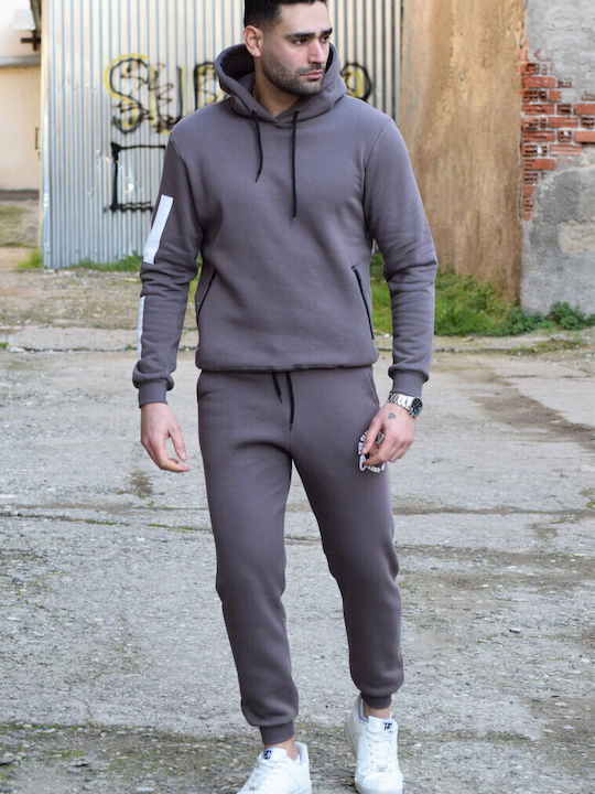 Sweatshirt with Hood Gray
