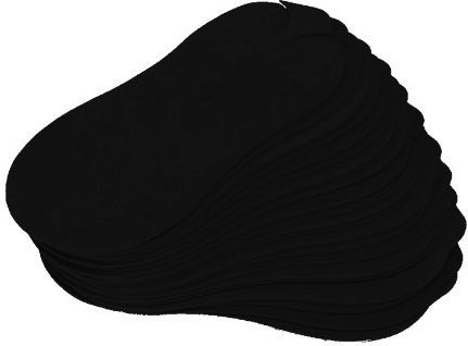 Eva Black Pedicure Eva Slippers 12 Pairs One Size