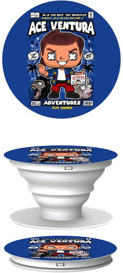 Ace Ventura Pet Detective Phone Holders Stand White Handheld Phone Support Base
