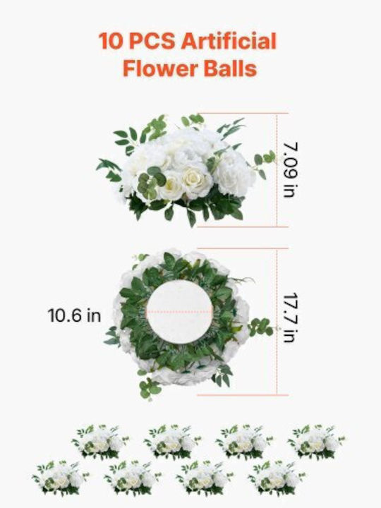 Vevor Wedding Decoration 10pcs 26.924cm 3740gr