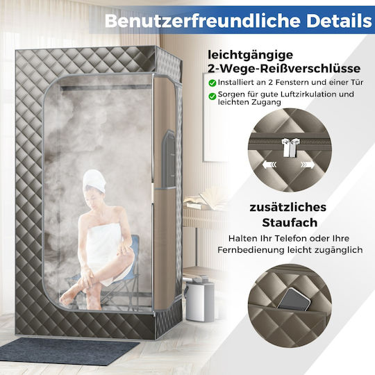 Costway Einzelsauna Innenbereich BxTxH