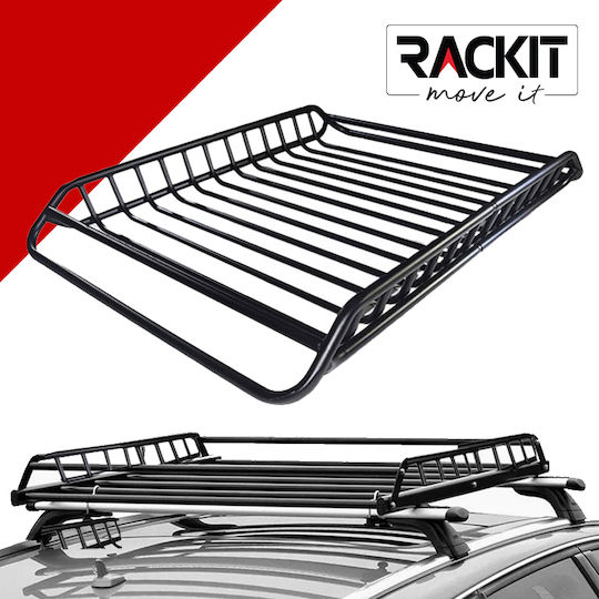 Auto Gs Metallic Car Roof Rack Universal 127x96cm Black ()