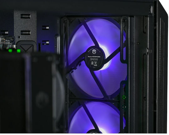 Actina KOMACNGIP0253 Гейминг Настолен Компютър Ryzen 7-7700 32GB DDR5 2TB SSD Radeon RX 9070 XT Без Операционна Система