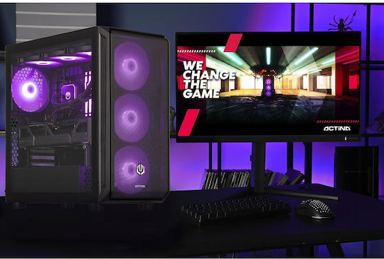 Actina KOMACNGIP0251 Гейминг Настолен компютър (Ryzen 9-9900X/32GB DDR5/2TB SSD/Radeon RX 9070 XT/Без операционна система)