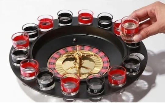 Joc De Ruletă Shot Foxmag24 16 Ochelari Roșii Negri