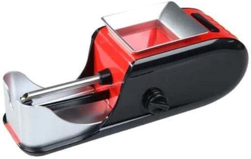 Mașină Electrică De Rulat Țigări Foxmag24 Injecție Tutun Design Ergonomic Negru Roșu