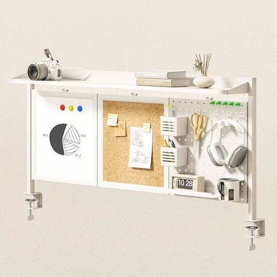 Office Divider Organizer Ergo Office Er-300 W Maximum Load 10kg White Cork Board Width 1250mm White