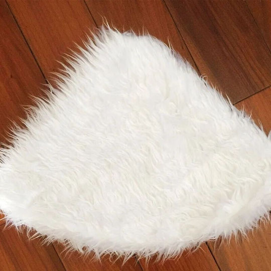 cu textură de blană Ø120cm.