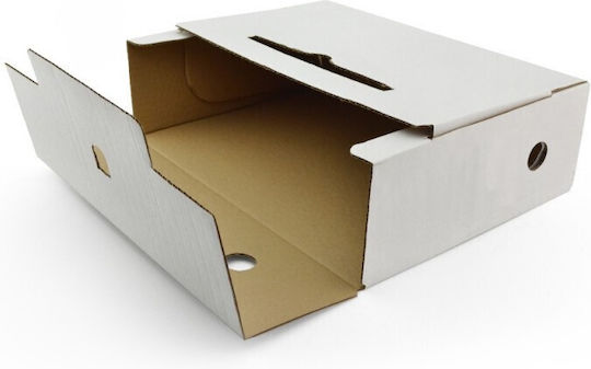 Document Storage Box 344 X 100 X 246 Mm White