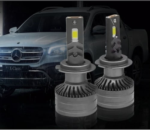 Set 2 Lămpi Led F9a 150w Canbus 21000lm Fără Eroare Putere Mare Tehnologie Led Smd Argintiu