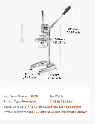 Vevor Cutter Πολτοποιητής GGSSDQTJWBNDF3QLY001V0