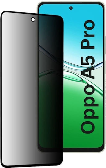 Screen Protector Oppo A5 Pro 5g A5 Pro 4g Anti-spy Ultra Hd 9h Protecție Ușoară Instalare 111d Set Autocolant Privacy