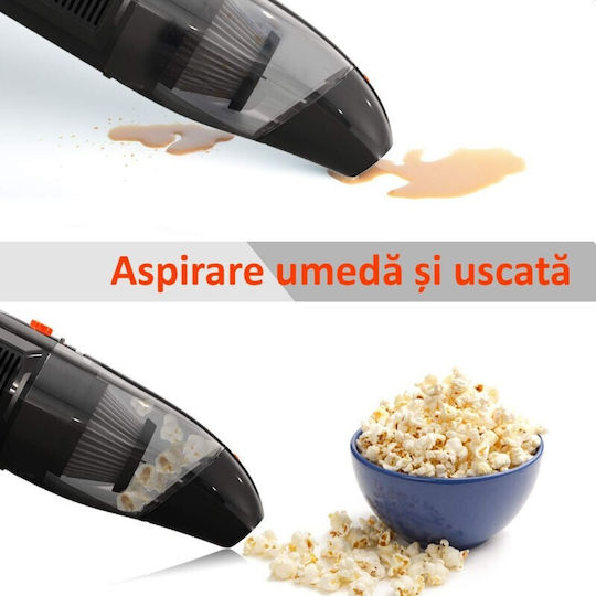Portable Vacuum Cleaner 120w 3 Heads Brushes Flashlight Battery Hepa Filter