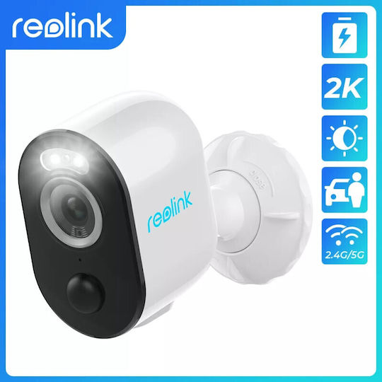 Reolink Argus 3 IP Überwachungskamera Full HD+ 5MP Wasserdicht Batteriebetrieben mit Lautsprecher