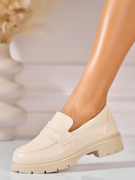 Seena Дамски Loafers в Бежов Цвят