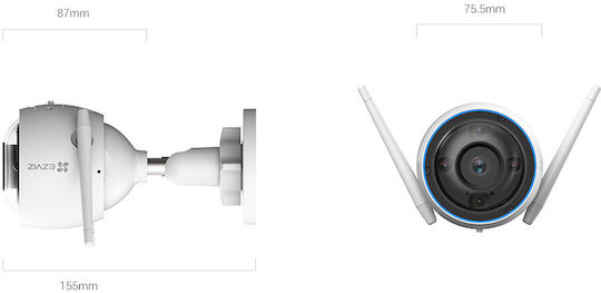 Ezviz CS-H3-R100-1J5WKFL IP Κάμερα Παρακολούθησης Full HD+ 5MP Αδιάβροχη με Αμφίδρομη Επικοινωνία και Φακό 2.8mm