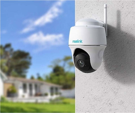 Reolink Argus PT v2 IP Κάμερα Παρακολούθησης Wi-Fi Full HD+ 5MP Μπαταρίας με Αμφίδρομη Επικοινωνία και Φακό 2.8mm