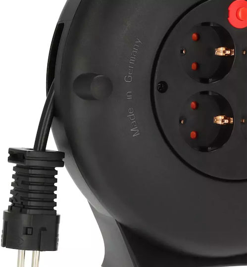 Brennenstuhl Vario-line Μπαλαντέζα Καρούλι 4 Θέσεων με Καλώδιο 10m