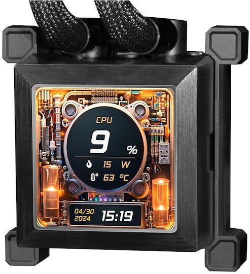 Lian Li Hydroshift LCD AIO Υδρόψυξη AIO CPU με 3 Ανεμιστήρες 120mm