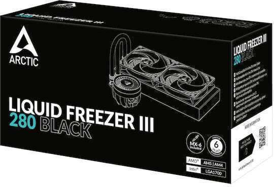 Arctic Liquid Freezer III Pro 280 Охлаждане AIO CPU с 2 вентилатора 120 мм