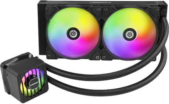 Enermax LIQMAXFLO 240 Υδρόψυξη AIO CPU με 2 Ανεμιστήρες 120mm και ARGB Φωτισμό