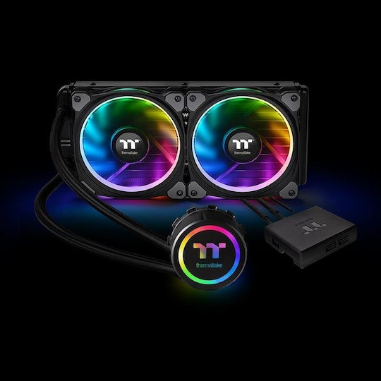 Thermaltake Floe Riing RGB 240 TT Premium Edition Water Cooling System AIO CPU with 2 Fans 120mm