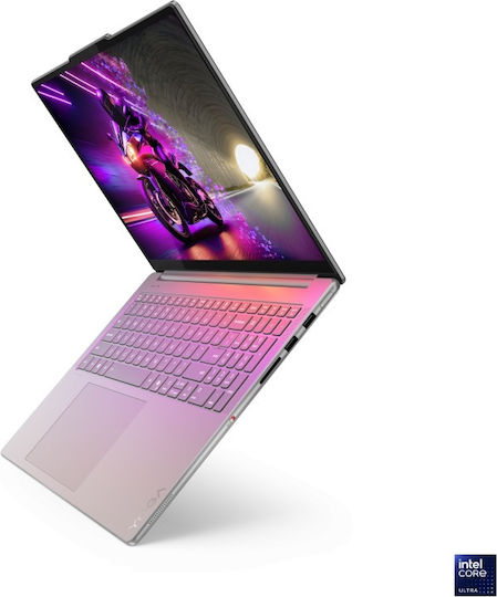 Lenovo Yoga Pro 9 16IAH10 16" OLED 120Hz (Ultra 9-285H/64GB/1TB SSD + 1TB SSD - Solid State Drive/GeForce RTX 5070/W11 Home) Albastru Cosmic (Tastatură UK)