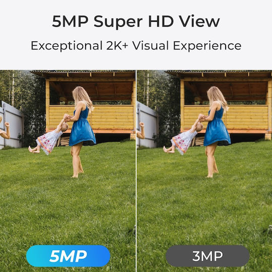 Reolink B430 IP Überwachungskamera Wi-Fi Full HD+ 4MP Wasserdicht Batteriebetrieben mit Zwei-Wege-Kommunikation und Objektiv 2.8mm