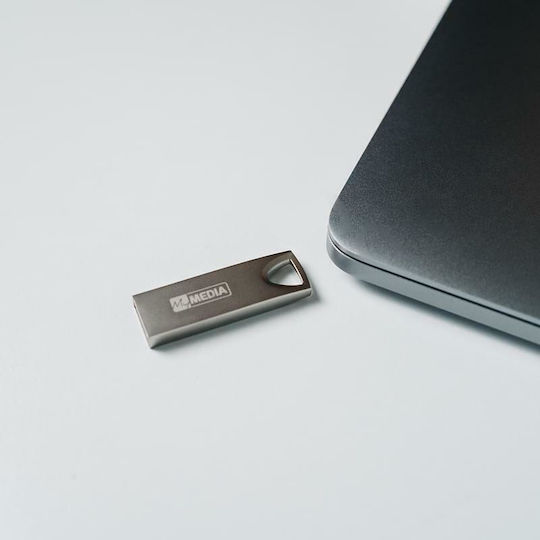 Verbatim MyMedia My Alu 32GB USB 2.0 Stick Ασημί