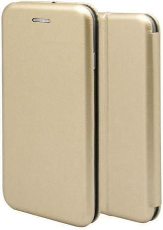 Senso Oval Stand Book Piele artificială Auriu (Galaxy A6 2018)