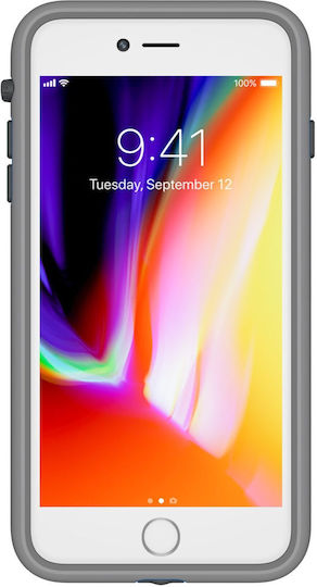 Speck Presidio Sport Back Cover Σιλικόνης Γκρι (iPhone 8/7 Plus)