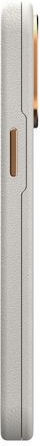 Moshi Napa Slim MagSafe Umschlag Rückseite Synthetisches Leder Serene Gray (iPhone 14 Pro Max)