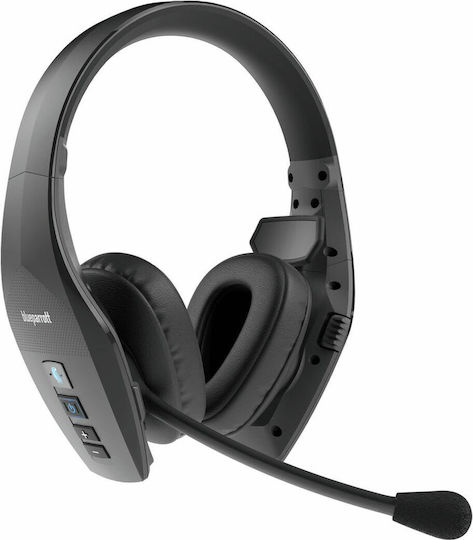 GN Audio BlueParrott S650-XT Безжични Надушници Мултимедийни слушалки с микрофон и връзка 3,5 мм жак / Bluetooth / NFC в Черен цвят