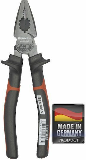 Benman Plier Straight Powergrip Length 205mm