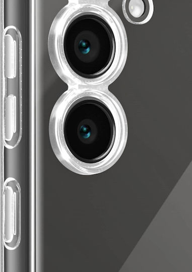 Mayaxess Shockproof Case Samsung Galaxy S24 Fe Reinforced Coins Transparent