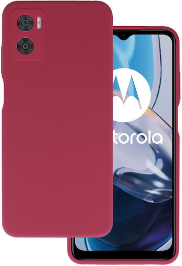 Lite Back Cover Silicon Burgundy (Moto E22)