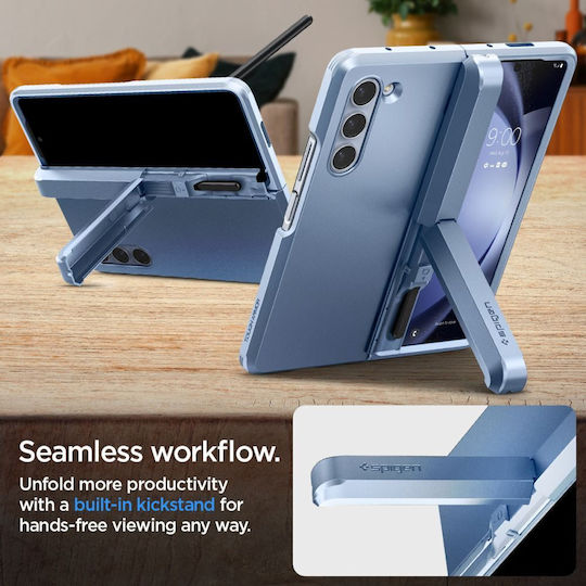 Spigen Tough Umschlag Rückseite Kunststoff / Silikon Blau (Galaxy Z Fold5)