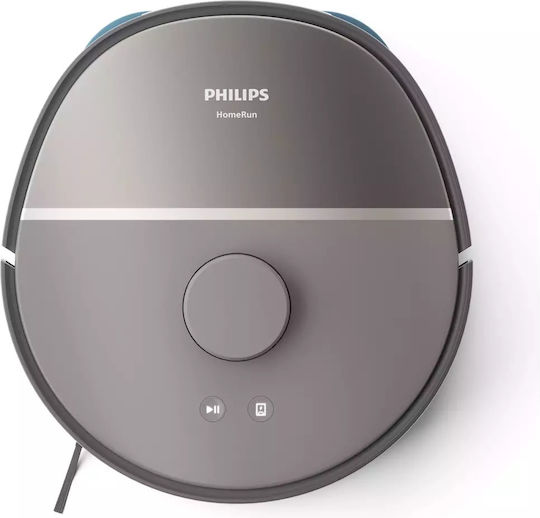 Philips HomeRun 5000 Robot Vacuum Cleaner with Sensors & Mapping and Suction Power 10000Pa Gray