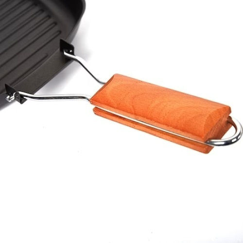 Grătar Din Aluminiu Cu Capac Cu Acoperire Antiaderentă 28cm