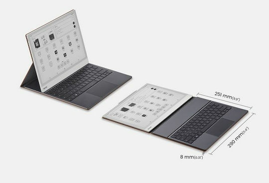 Onyx Flip Cover με Πληκτρολόγιο Καφέ (Onyx Boox Note Max, Tab X C)