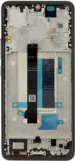 Οθόνη mit Touch-Mechanismus und Rahmen für Xiaomi Redmi Note 13 Pro+ 5G (Schwarz)