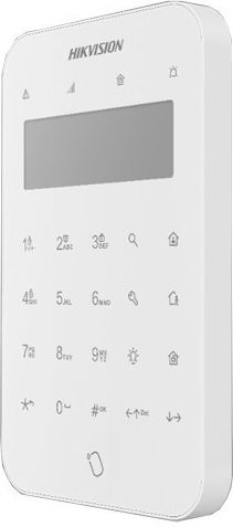 Hikvision Wireless Security Access-Control Keypad with Screen White DS-PK1-LT-WE