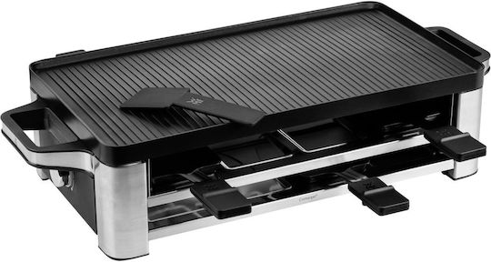 WMF Lono Tischplatte Elektrogrill Raclette Glatte Platte 1500W mit einstellbarem Thermostat 54.5cmx24.1cmcm