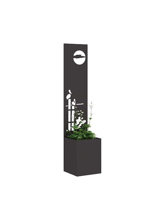 vidaXL Topf Metallisch Black 32x140cm.