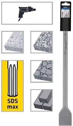 Chisel Bits 400x50mm with SDS Max Socket