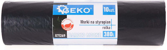 Geko Trash Bags Capacity 360lt 10pcs Black