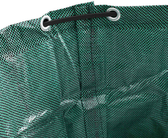 vidaXL Trash Bags for the Garden Capacity 300lt with Handles 66x66cm 12pcs Green