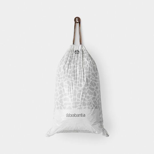 Brabantia Σακούλες Απορριμάτων για τον Κήπο Χωρητικότητας 45lt με Κορδόνι Type L 10τμχ Διάφανες