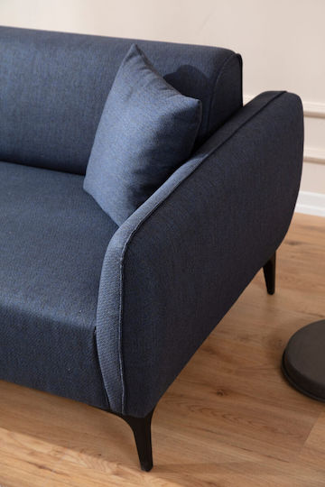 Belissimo Ecke Sofa mit Linker Ecke Blau 270x140x67cm