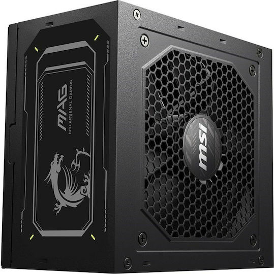 MSI MAG A750GL PCIE5 750W Черен Компютърно захранване Пълен модул 80 Plus Gold